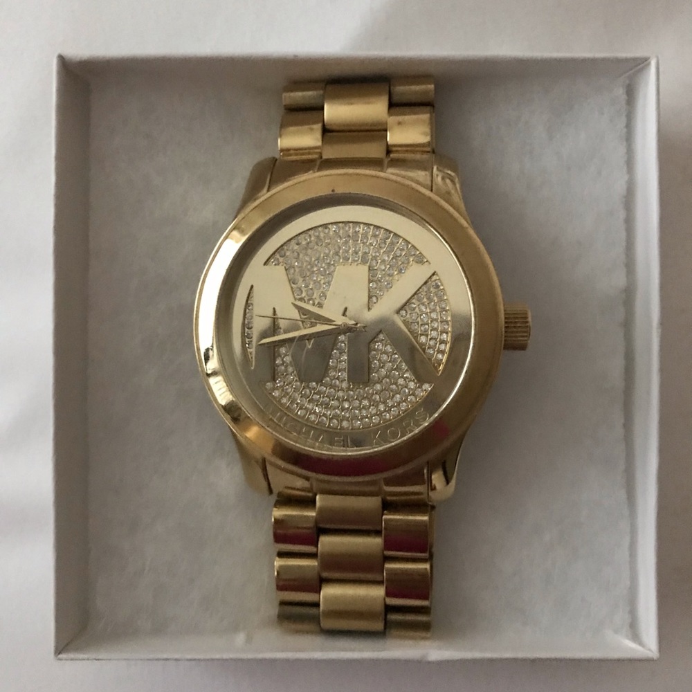 Michael Kors Women's Bradshaw Crystal Glitz Watch